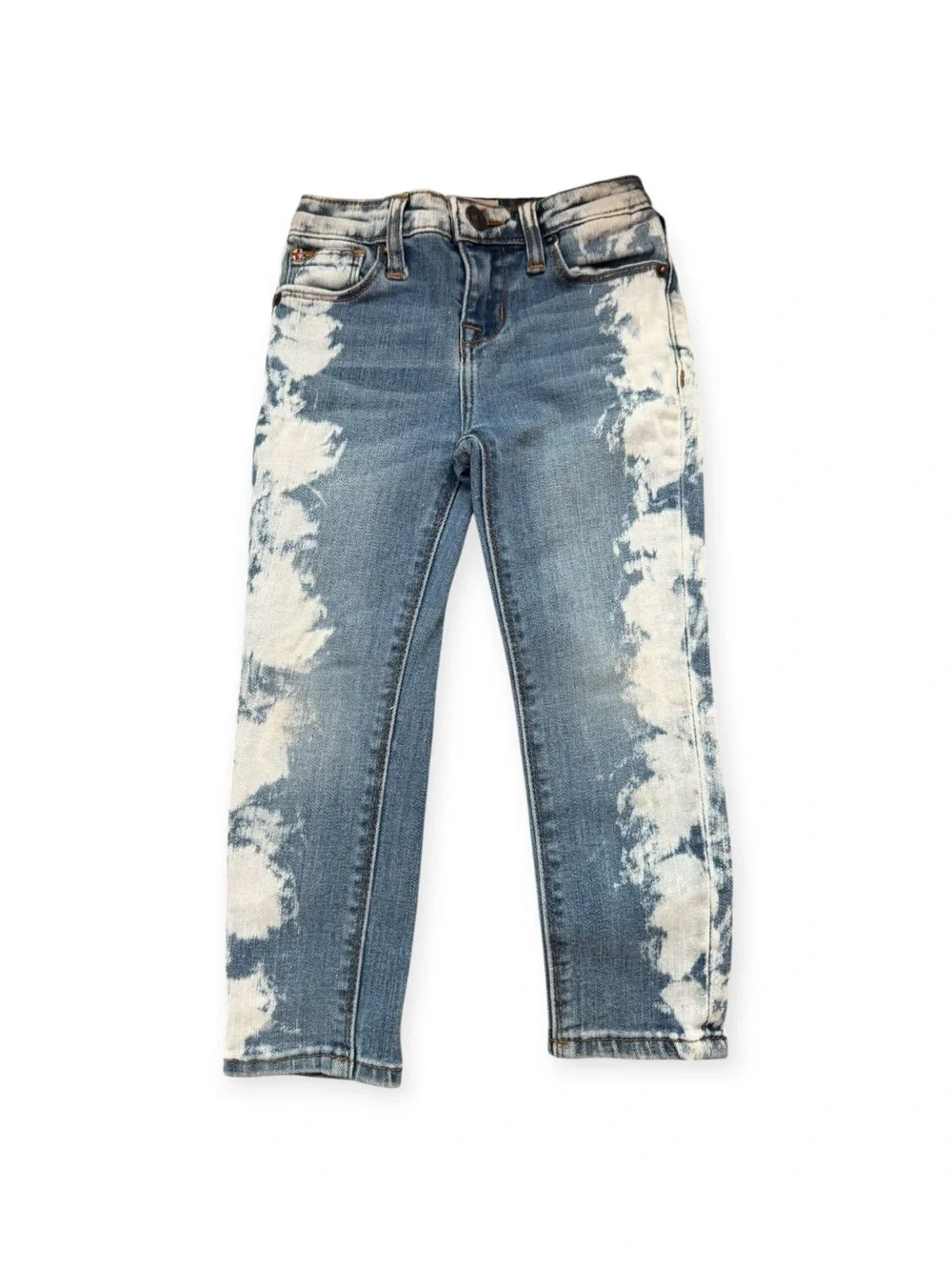 3T Hudson Jeans Blue and White Tie-Dye Kids Denim Pants